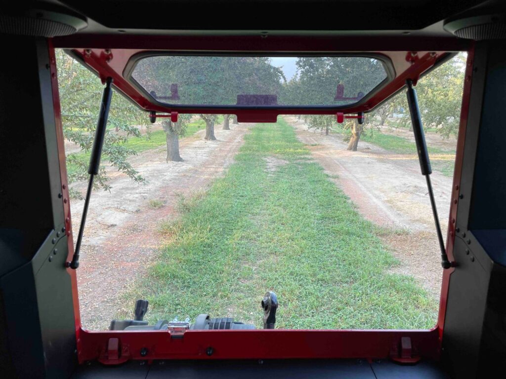 Comfortable, Quiet, and Safe Orchard Cabs with High Visibility
